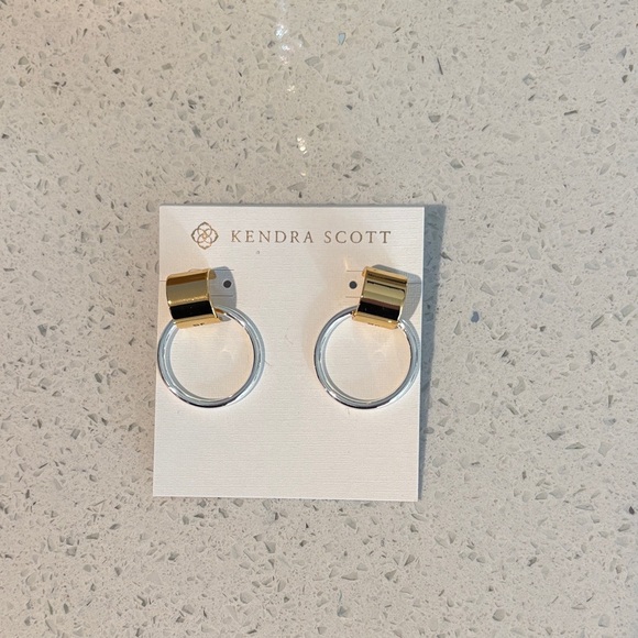 Kendra Scott Jewelry - Kendra Scott Two-Tone Gold and Silver Earrings